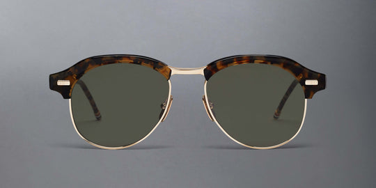 Thom Browne Acetate And Titanium Pilot Sunglasses