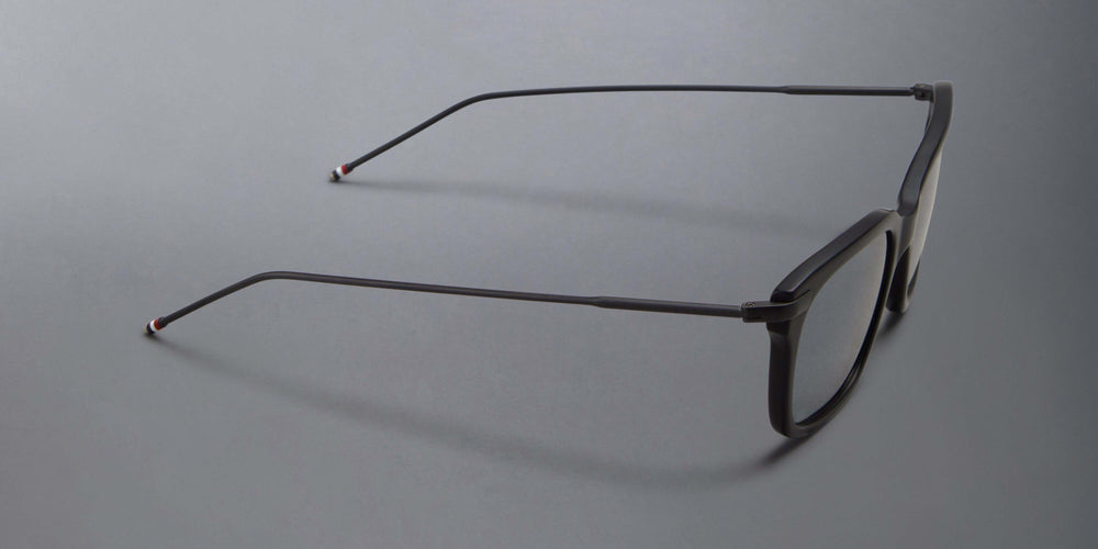 Thom Browne Acetate And Titanium Rectangular Sunglasses
