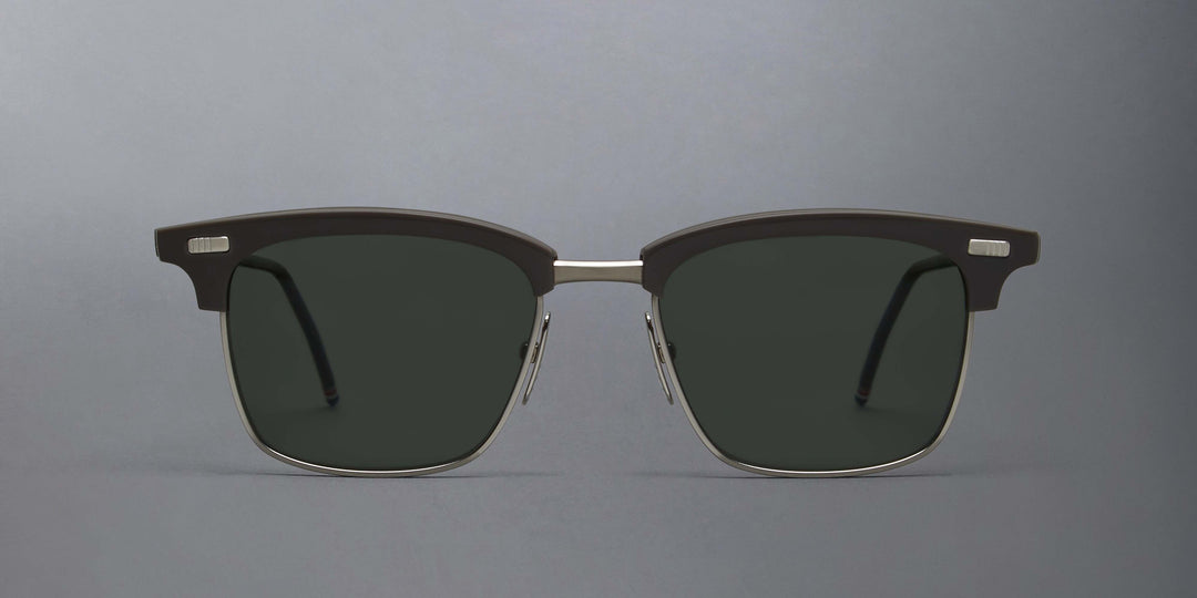 Thom Browne Acetate And Titanium Rectangular Sunglasses