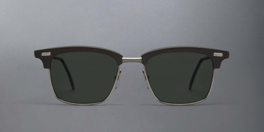 Thom Browne Acetate And Titanium Rectangular Sunglasses