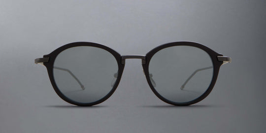 Thom Browne Acetate And Titanium Round Sunglasses