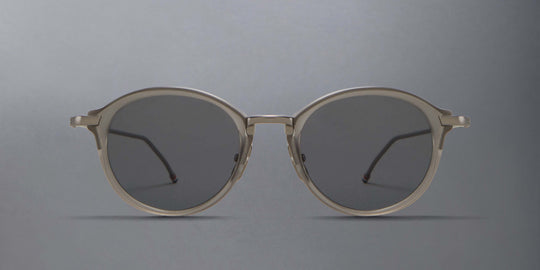 Thom Browne Acetate And Titanium Round Sunglasses