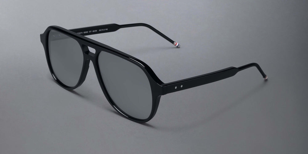 Thom Browne Acetate Aviator Sunglasses