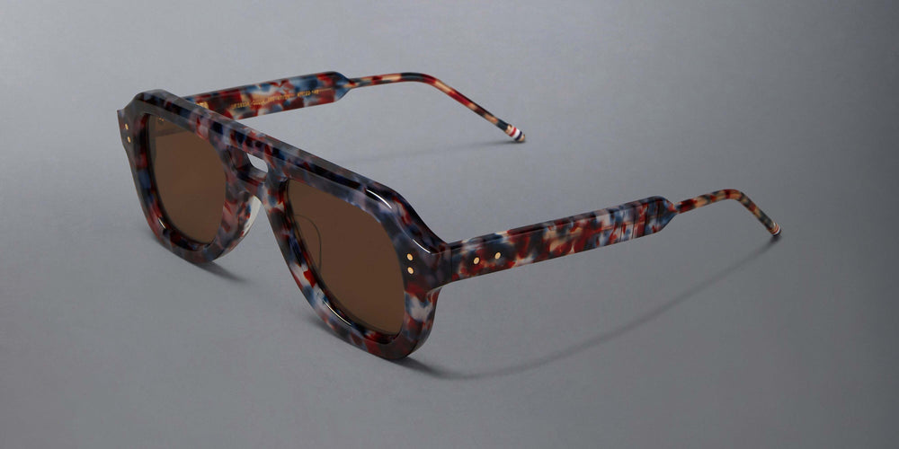 Thom Browne Acetate Aviator Sunglasses