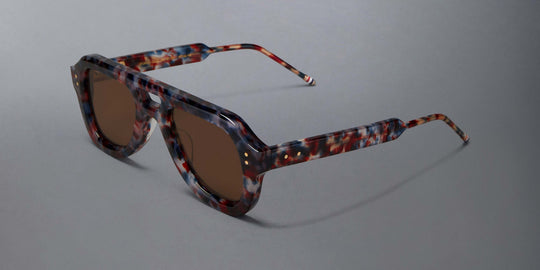 Thom Browne Acetate Aviator Sunglasses