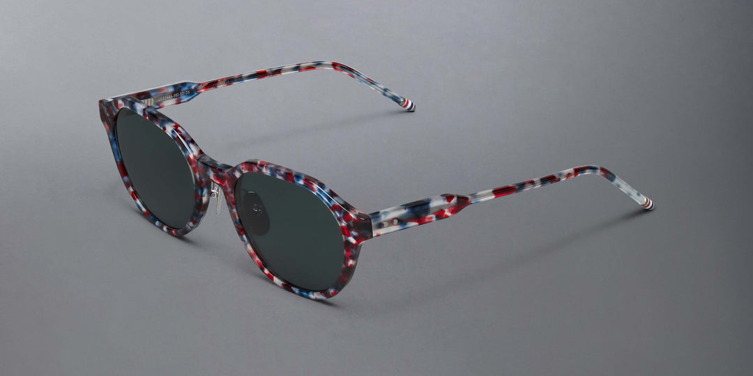 Thom Browne Acetate Oval Sunglasses