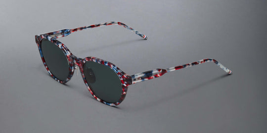 Thom Browne Acetate Oval Sunglasses