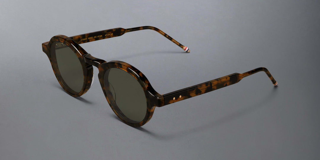 Thom Browne Acetate Round Sunglasses