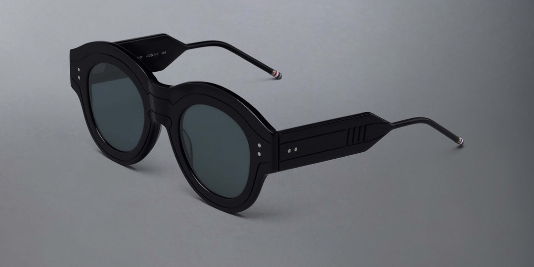 Thom Browne Acetate Round Sunglasses