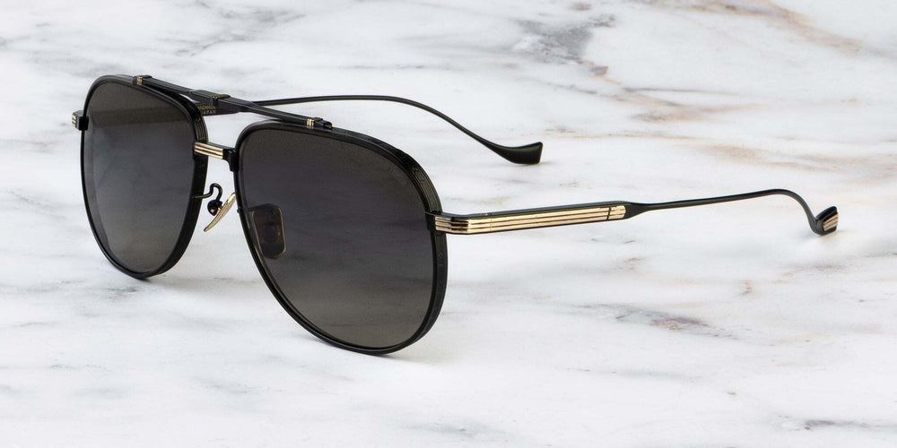 Cutler And Gross Sloane 1423 Aviator Polarised Sunglasses