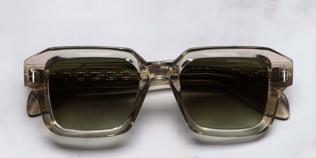 Cutler And Gross The Great Frog Bones Link Rectangle Sunglasses