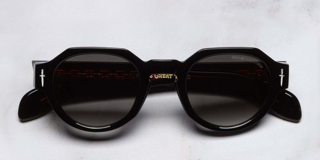 Cutler And Gross The Great Frog Lucky Diamond I Round Sunglasses