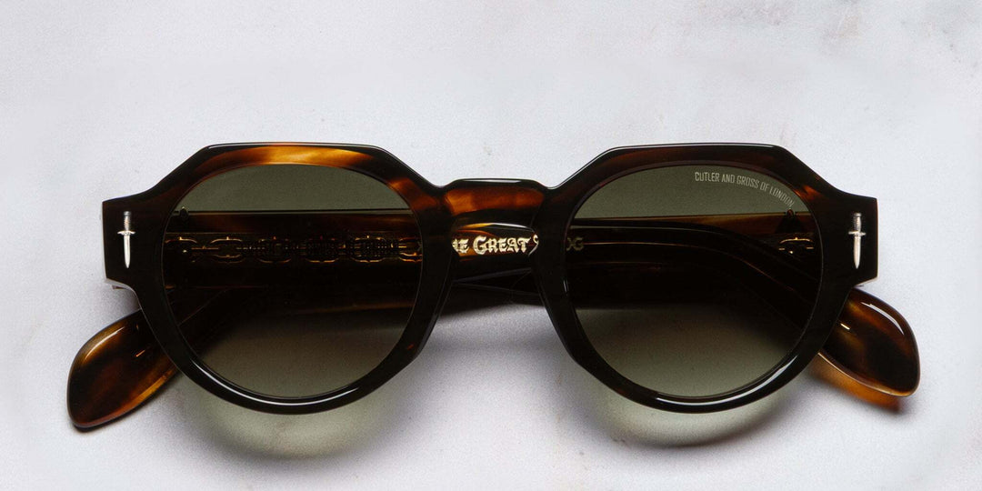 Cutler And Gross The Great Frog Lucky Diamond I Round Sunglasses