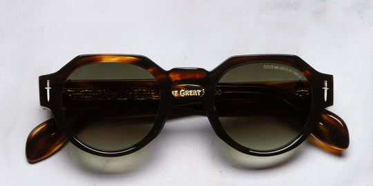 Cutler And Gross The Great Frog Lucky Diamond I Round Sunglasses