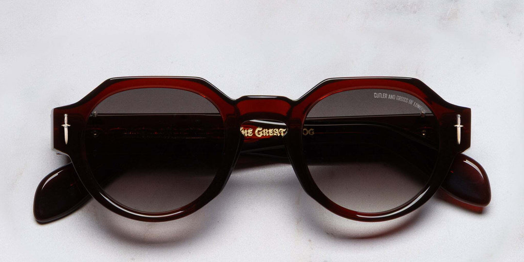 Cutler And Gross The Great Frog Lucky Diamond I Round Sunglasses