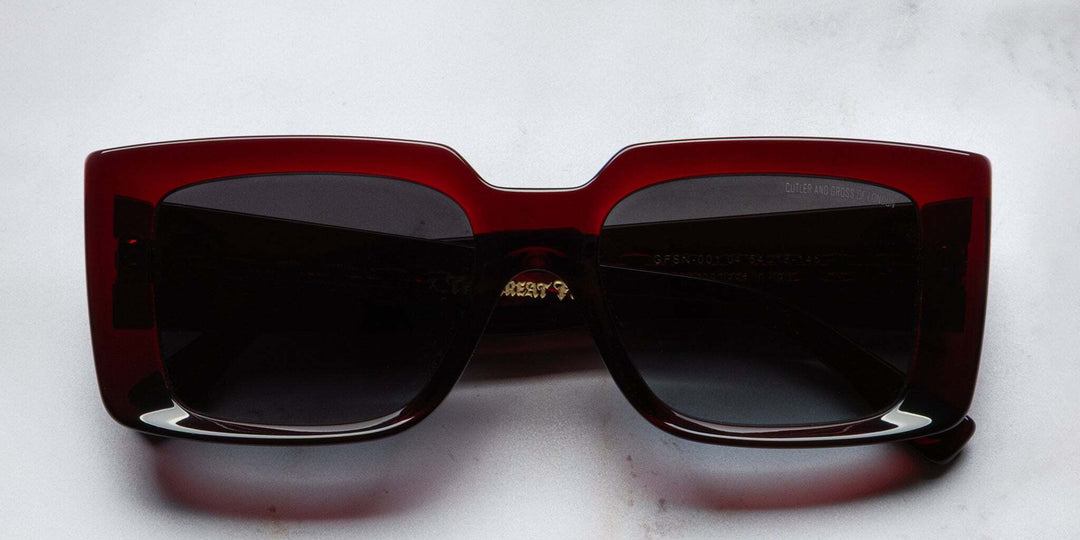 Cutler And Gross The Great Frog Reaper Square Sunglasses