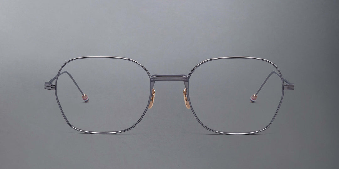 Thom Browne Titanium Rectangular Eyeglasses