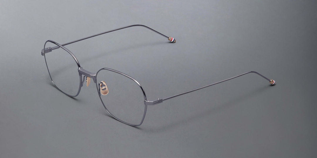Thom Browne Titanium Rectangular Eyeglasses