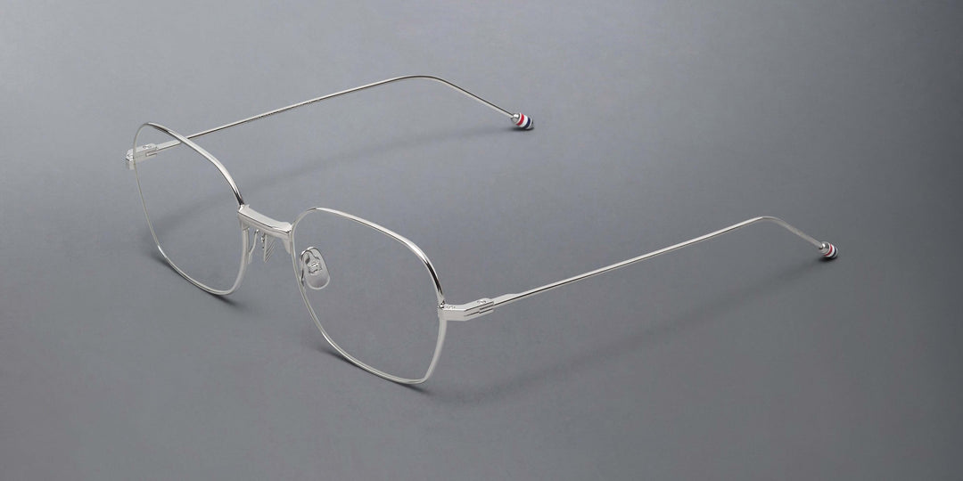 Thom Browne Titanium Rectangular Eyeglasses