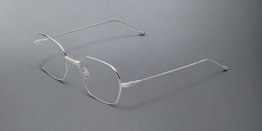 Thom Browne Titanium Rectangular Eyeglasses