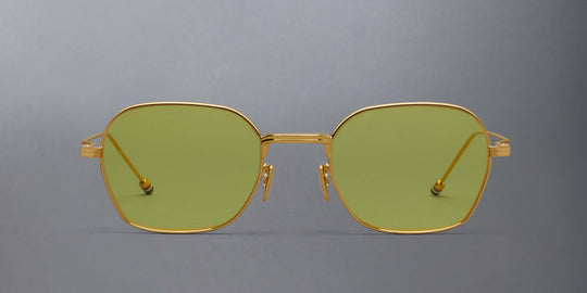 Thom Browne Titanium Rectangular Sunglasses