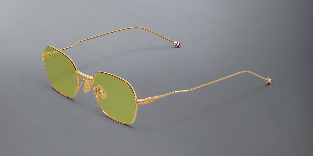 Thom Browne Titanium Rectangular Sunglasses