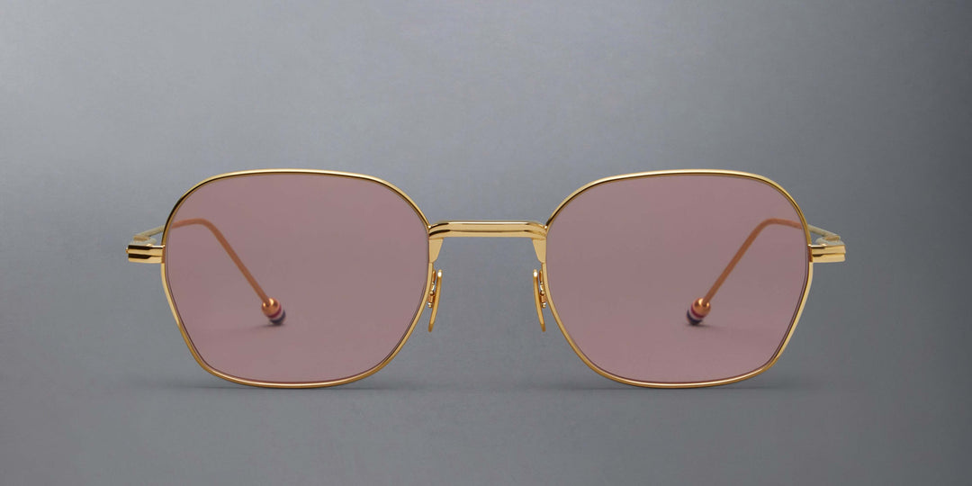 Thom Browne Titanium Rectangular Sunglasses