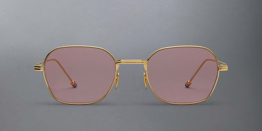 Thom Browne Titanium Rectangular Sunglasses