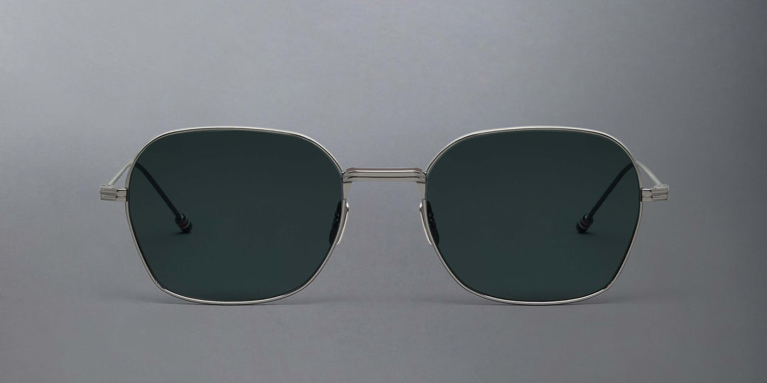 Thom Browne Titanium Rectangular Sunglasses