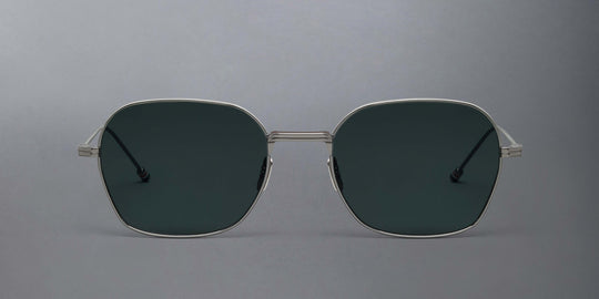 Thom Browne Titanium Rectangular Sunglasses