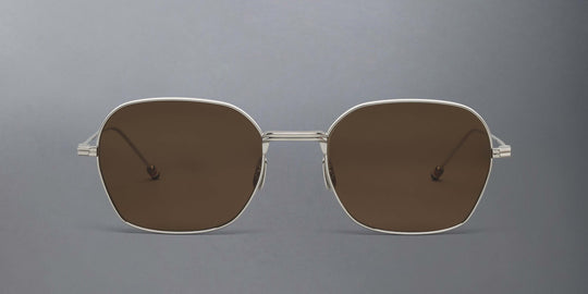 Thom Browne Titanium Rectangular Sunglasses