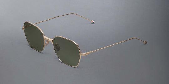 Thom Browne Titanium Rectangular Sunglasses