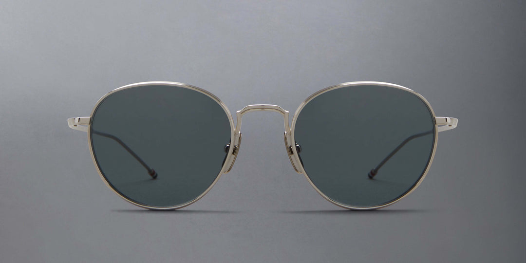 Thom Browne Titanium Round Sunglasses