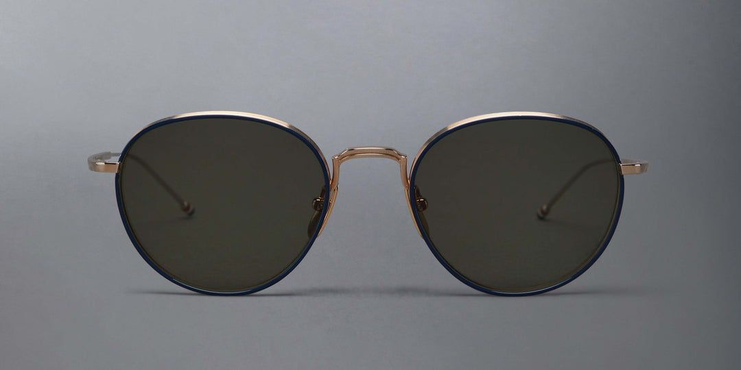Thom Browne Titanium Round Sunglasses