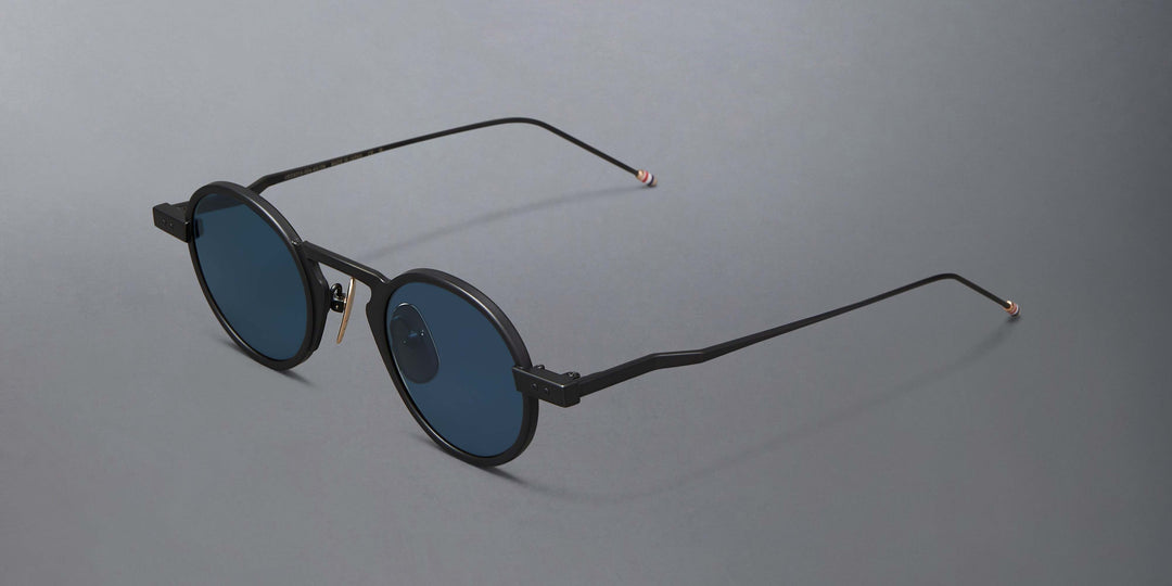 Thom Browne Titanium Round Sunglasses