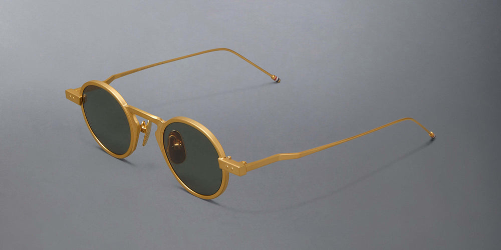 Thom Browne Titanium Round Sunglasses
