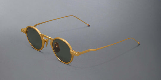 Thom Browne Titanium Round Sunglasses