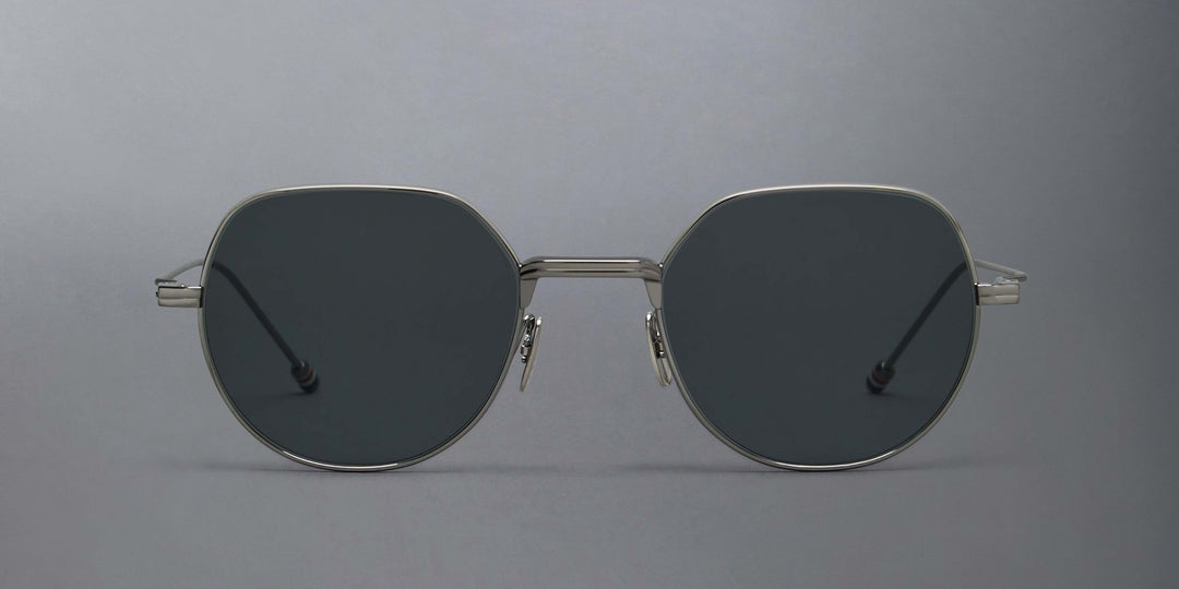 Thom Browne Titanium Round Sunglasses