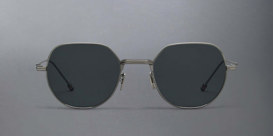 Thom Browne Titanium Round Sunglasses