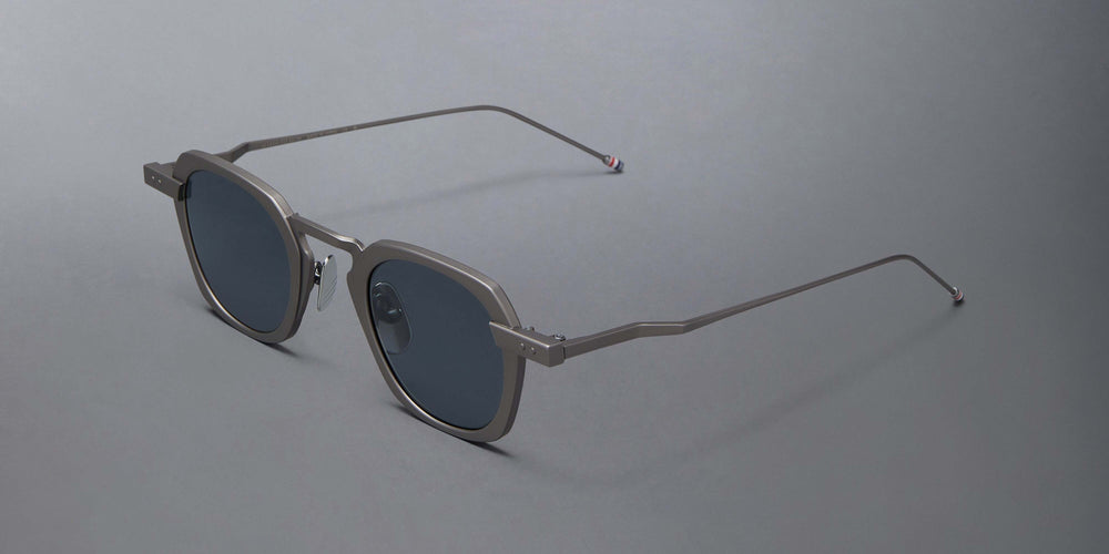 Thom Browne Titanium Square Sunglasses