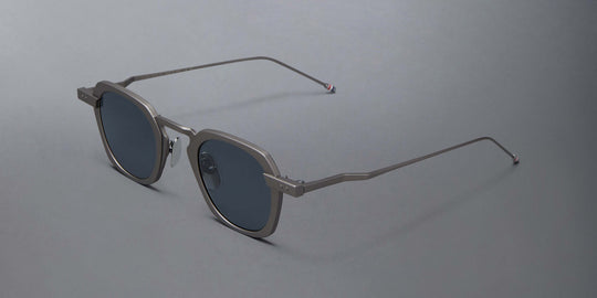 Thom Browne Titanium Square Sunglasses