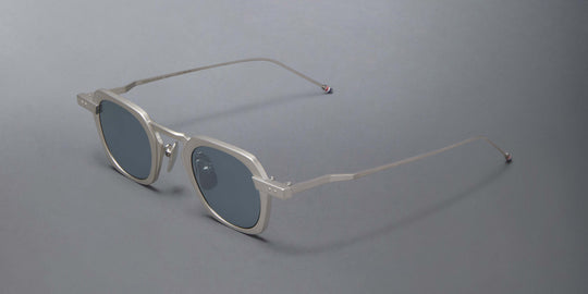 Thom Browne Titanium Square Sunglasses